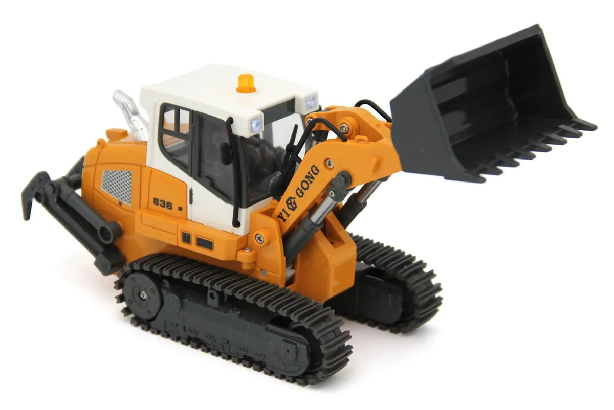 Yi Gong 1/50 RC Crawler Loader (Soft Rubber Tracks + Black Metal Tracks)