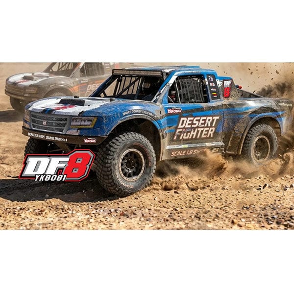 Yikong 1/8 DF8 Desert Fighter-8 Brushless 4S SCT - Blue