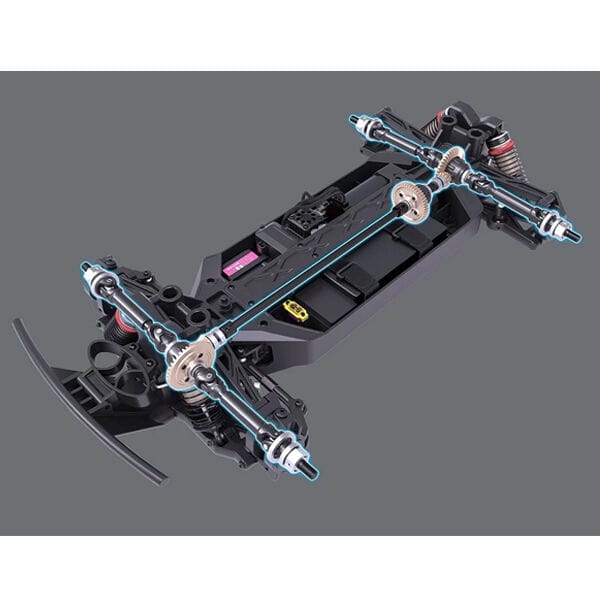 Yikong 1/8 DF8 Desert Fighter-8 Brushless 4S SCT - Blue