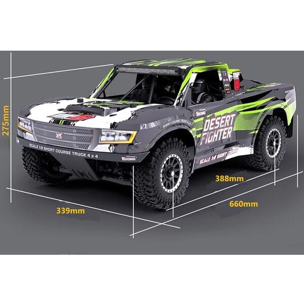 Yikong 1/8 DF8 Desert Fighter-8 Brushless 4S SCT - Green