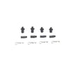Yikong 21243 Clips & Body Post YK41011 (Y-YK21243)