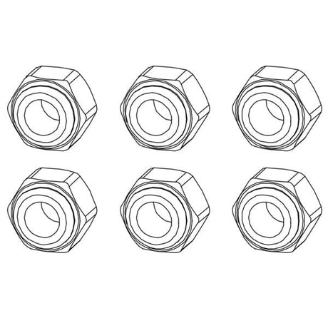 Yikong 26132 M2.5 Nylon Nuts For YK4061 (Y-YK26132)
