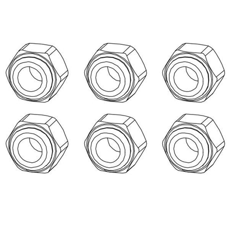 Yikong 26133 M4 Nylon Nuts For YK4061 (Y-YK26133)