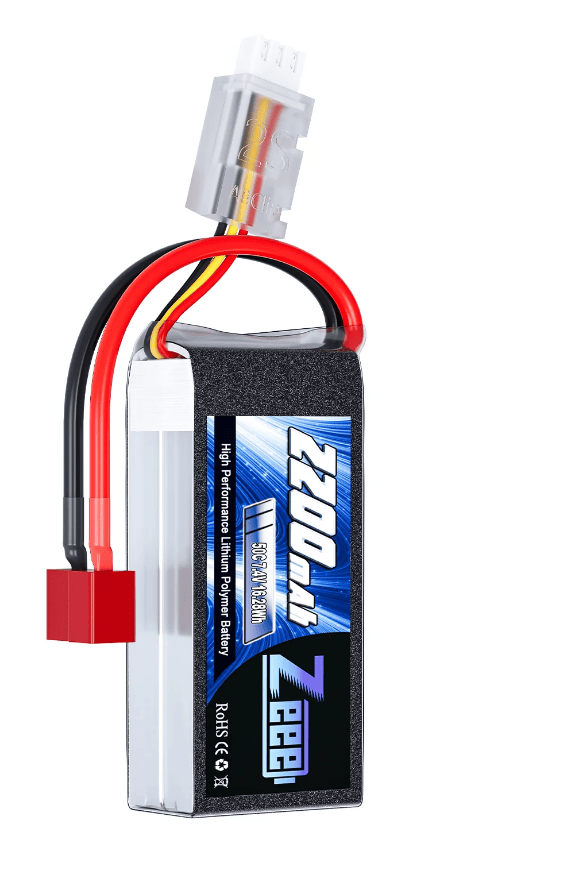 ZEEE Power 2200mah 2S 7.4v 50C Softcase Lipo Battery - Deans
