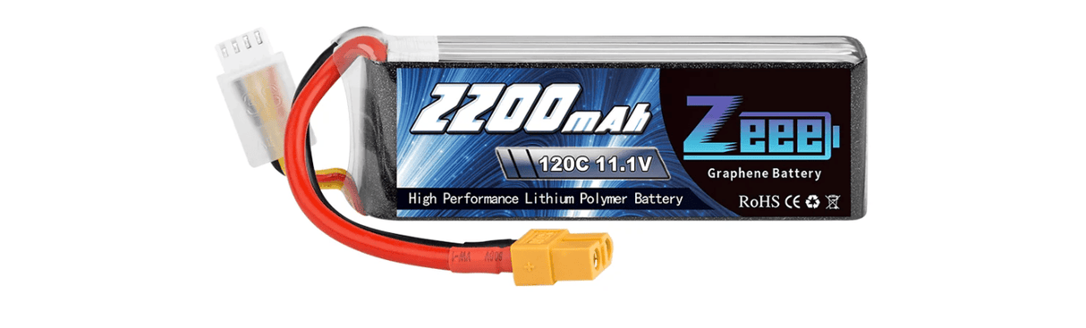 ZEEE Power 2200mah 3S 11.1v 120C Softcase Lipo Battery - XT60