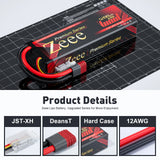ZEEE Power 5200mah 2S 7.4v 120C Hardcase Lipo Battery - Deans
