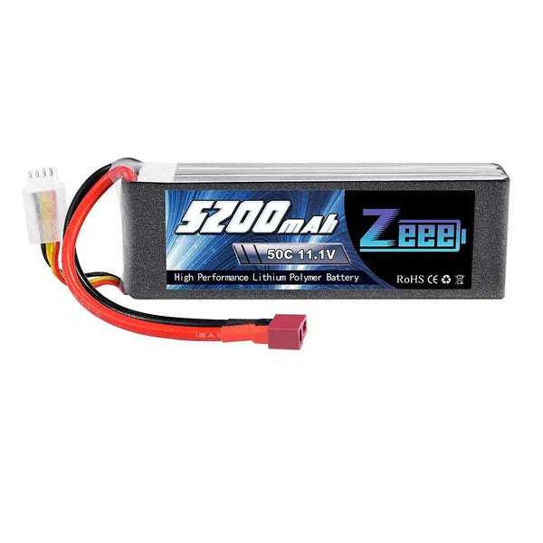 ZEEE Power 5200mah 3S 11.1v 50C Softcase Lipo Battery - Deans