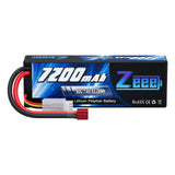 ZEEE Power 7200mah 2S 7.4v 80C Hardcase Lipo Battery - Deans