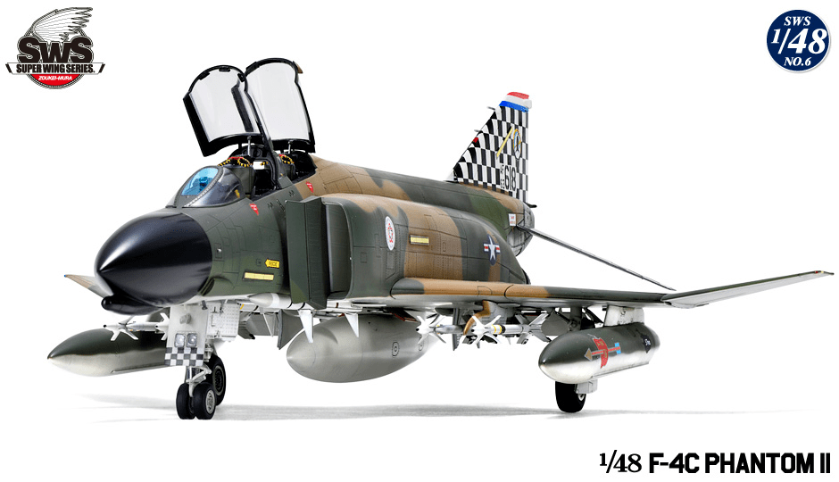 Zoukei Mura 1/48 F-4C Phantom II Plastic Model Kit