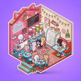 ZURU Sticker Therapy 80 Stickers Kawaii Kitties Series 1 - Assorted (1)