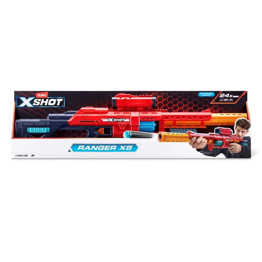 ZURU XSHOT Excel Ranger X8 with 24 Darts