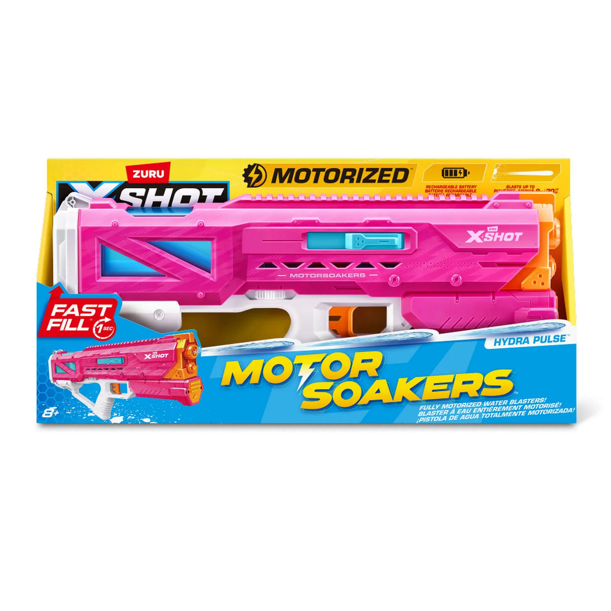 Zuru XSHOT Fast Fill Motor Soakers - Hyrdo Pulse PINK