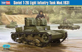 HobbyBoss 1/35 Soviet T-26 Light Infantry Tank Mod.1931 Plastic Model Kit [82494] - Hobbytech Toys