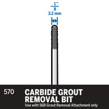 Dremel Carbide Grout Removal Bit 3.2mm (570) - Hobbytech Toys