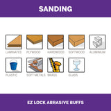 Dremel EZ Lock Finishing Abrasive Buffs 320 Grit (EZ512) - 2 Pack - Hobbytech Toys