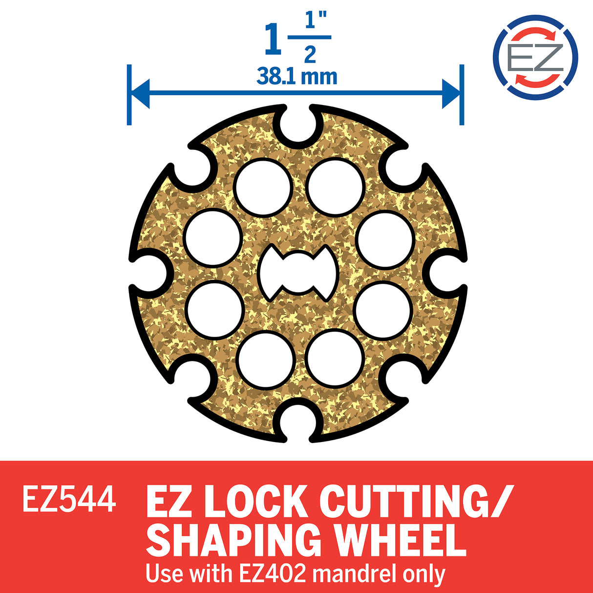 Dremel EZ Lock Carbide Cutting Wheel 38mm (EZ544) - Hobbytech Toys