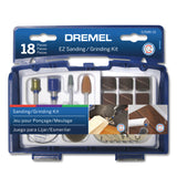 Dremel 18 Piece EZ Lock Sanding & Grinding Mini Accessory Kit (EZ686) - Hobbytech Toys