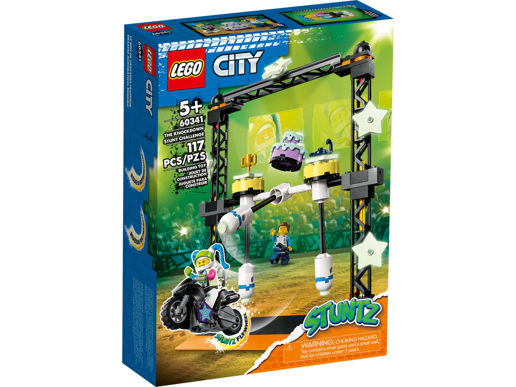 LEGO 60341 City The Knockdown Stunt Challenge - Hobbytech Toys