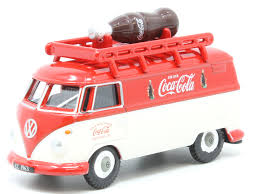 Oxford 1/76 Vw T1 Van With Bottle Coca Cola Oxford TRAINS - HO/OO SCALE