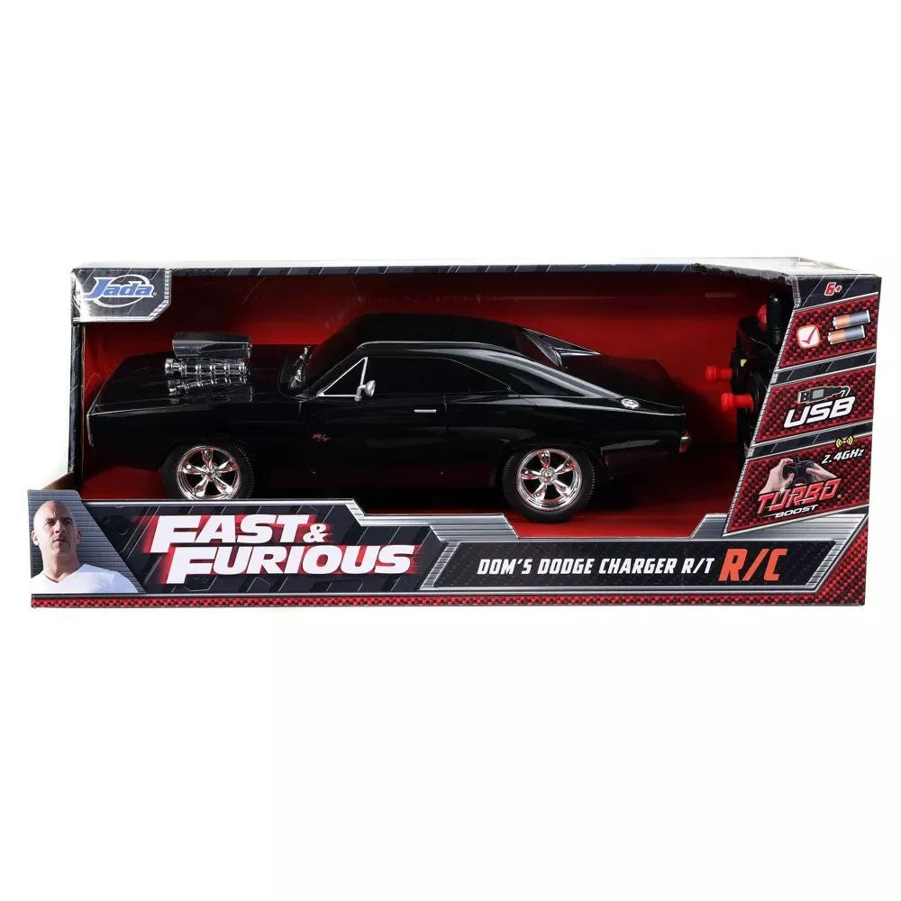 Jada 1/16 Fast & Furious 1970 Dodge Charger Toy RC Car - Hobbytech Toys