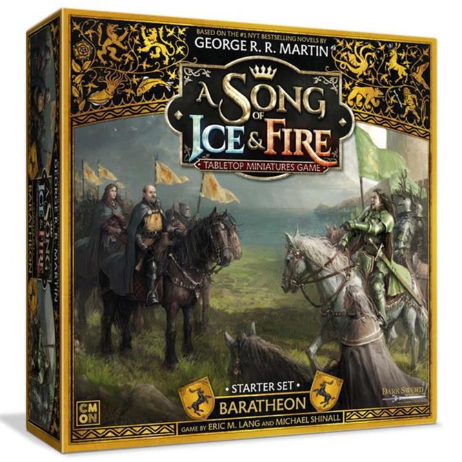 A song of Ice and Fire Baratheon Starter Set Game NULL TOY SECTION