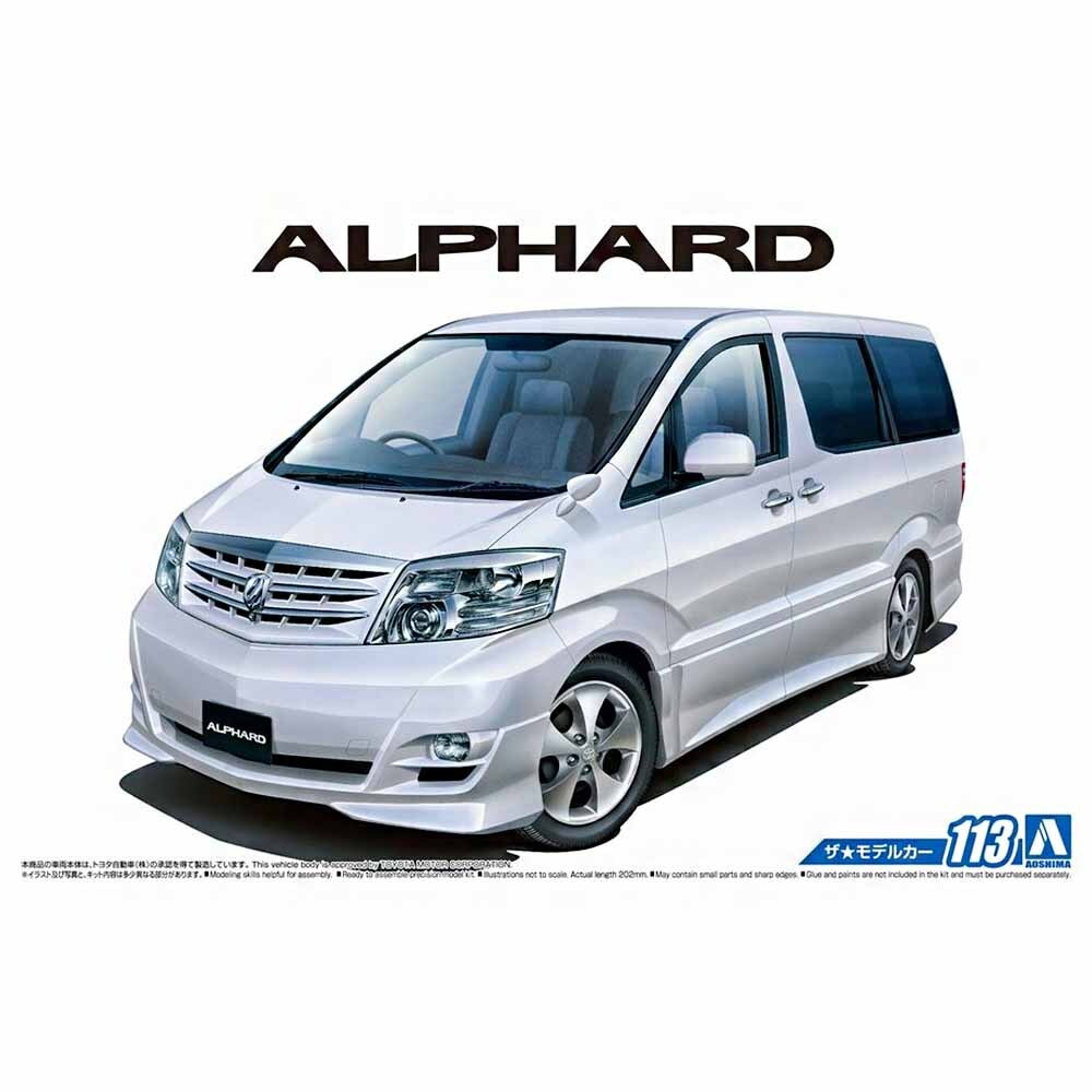 Aoshima 1/24 Toyota NH10W Alphard G/V MS/AS 2005 Aoshima PLASTIC MODELS