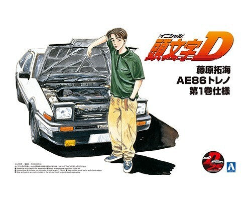 Aoshima A005960 1/24 Takumi Fujiwara 86 Trueno Comics Vol.1 Ver. (Toyota) Aoshima PLASTIC MODELS