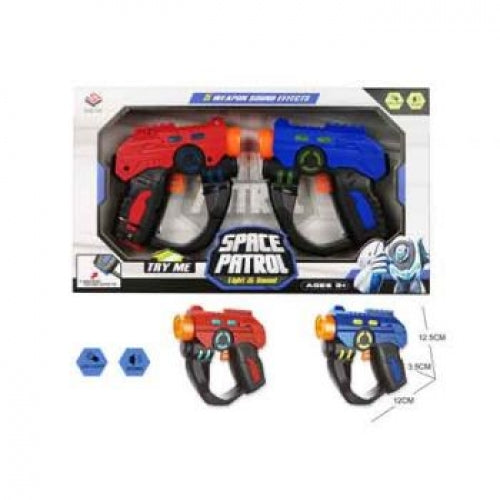 Space Patrol Blasters 2pk with Lights & Sounds - Hobbytech Toys