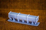ABR Model Works HO Scale Air conditioner duct 3 section 36L 8w 6h â€“ 7 pack â€“ HO Scale - Hobbytech Toys