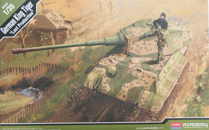 Academy 1/35 German King Tiger Tank Last Production Academy PLASTIC MODELS