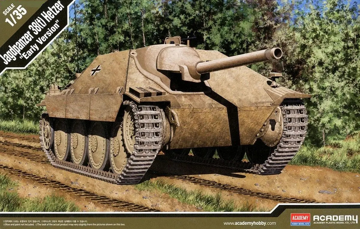 Academy 1/35 Jagdpanzer 38T Hetzer Early Version Academy PLASTIC MODELS