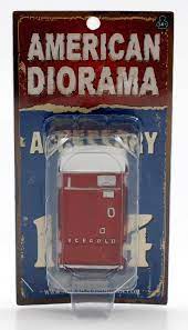 American Diorama 1/24 Red Vending Machine Accessory - Hobbytech Toys