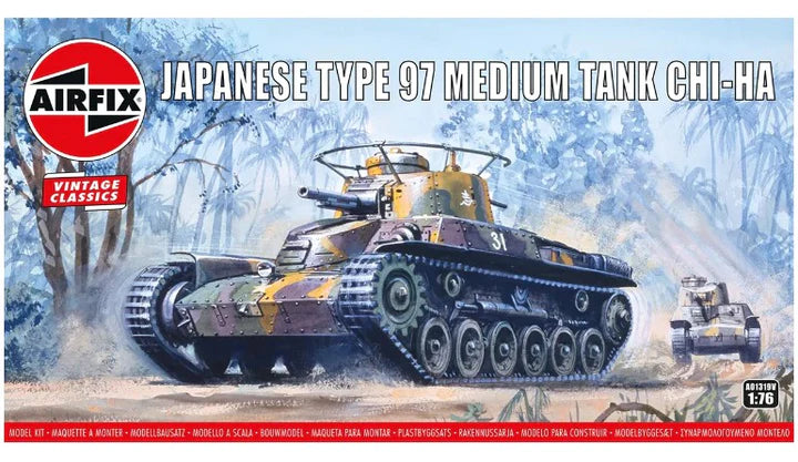 Airfix A01319V 1/76 Type 97 Chi Ha Japanese Tank - Hobbytech Toys