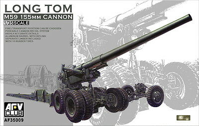 AFV Club AF35009 1/35 M59 155mm Cannon Long Tom Plastic Model Kit AFV Club PLASTIC MODELS