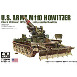 AFV Club 1/35 US Army 8inch 203mm M110 Self Propelled Howitzer Plastic Model Kit [AF35110] - Hobbytech Toys