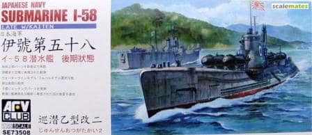 AFV Club SE73508 1/350 Japanese Navy Submarine I-58 Late Plastic Model Kit AFV Club PLASTIC MODELS