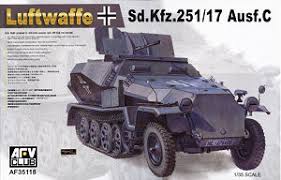 AFV Club AF35118 1/35 German Sd.Kfz.25 Ausf.C. (Late Type) AFV Club PLASTIC MODELS