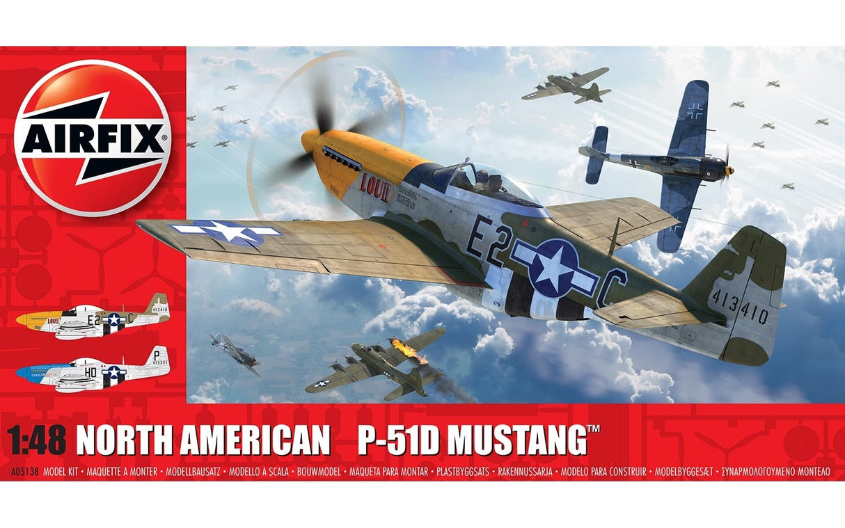 Airfix 1/48 North American P-51D Mustang Airfix PLASTIC MODELS