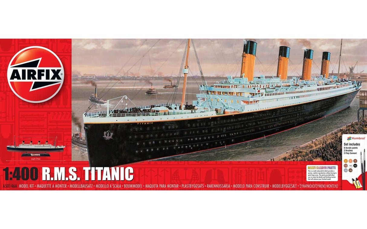 Airfix 1/400 RMS Titanic Small Gift Set Airfix PLASTIC MODELS