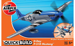 Airfix Quickbuild J6046 D-Day P-51D Mustang Airfix PLASTIC MODELS