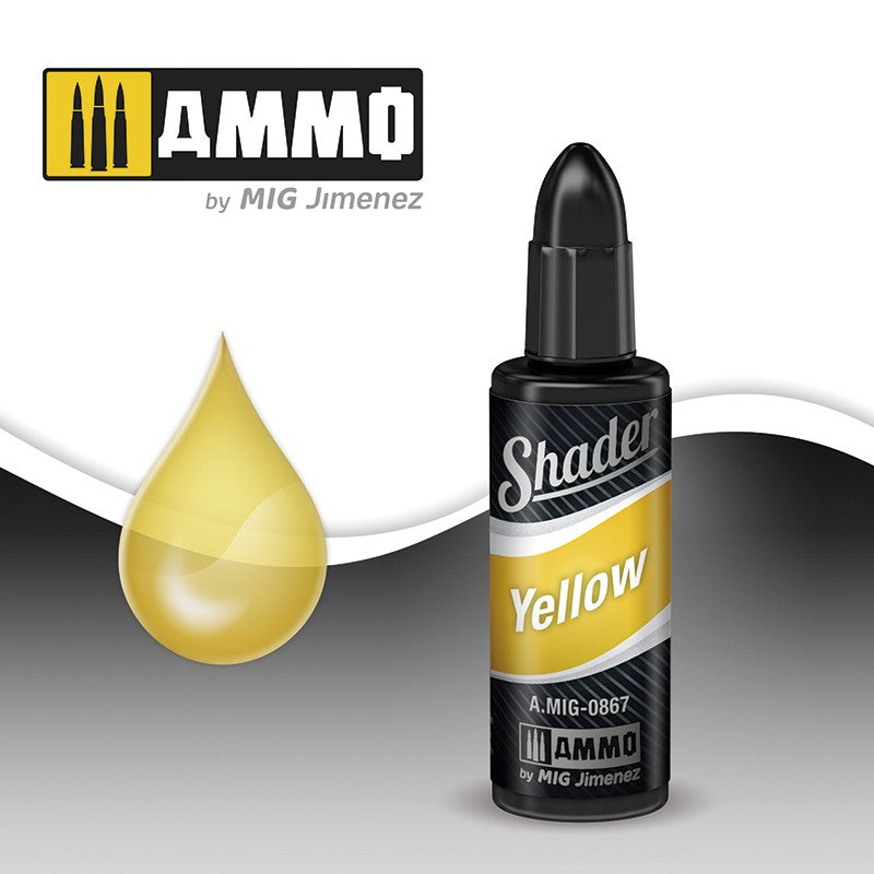 Mig Yellow Shader 10ml MIG PAINT, BRUSHES & SUPPLIES