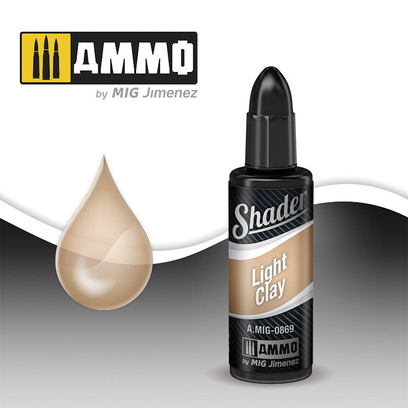 Mig Light Clay Shader 10ml MIG PAINT, BRUSHES & SUPPLIES