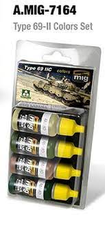 Mig Ammo Type 69 Ii Colors Set MIG PAINT, BRUSHES & SUPPLIES