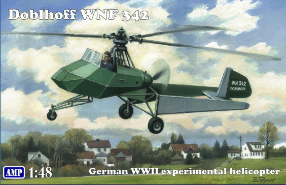 AMP 48008 1/48 Helicopter WNF 342 Plastic Model Kit** AMP Brand PLASTIC MODELS