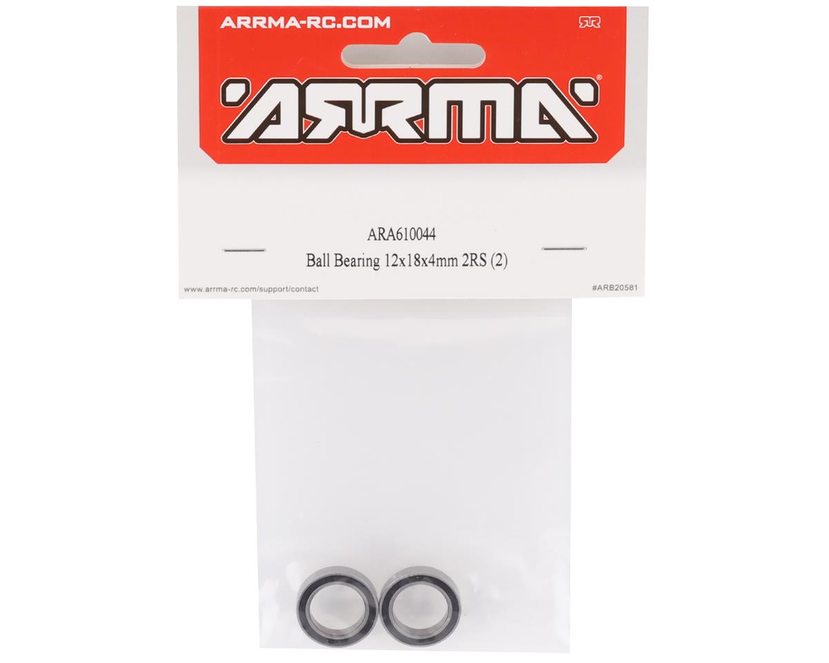 Arrma Ball Bearing 12x18x4mm 2RS, 2pcs, AR610044 - Hobbytech Toys