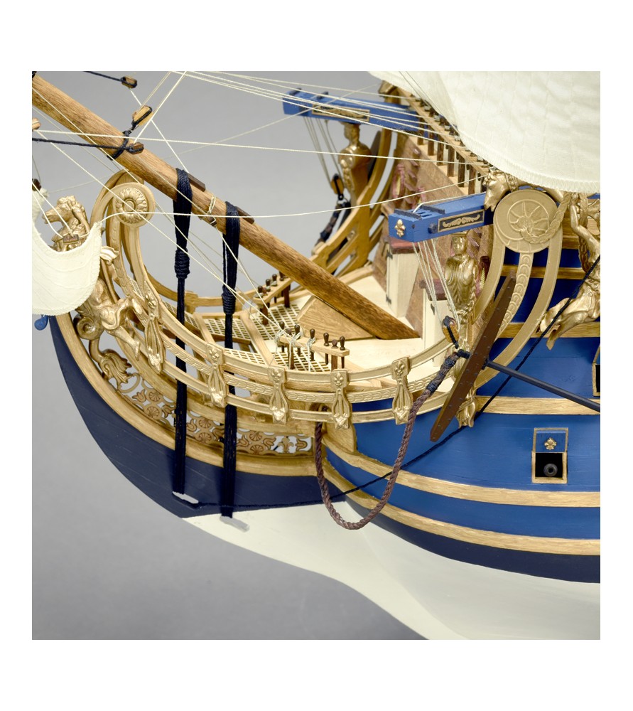 Artesania 22904 1/72 LE Soleil Royal Louis XIV Flagship With Figurines and Working Lights Wooden S - Hobbytech Toys
