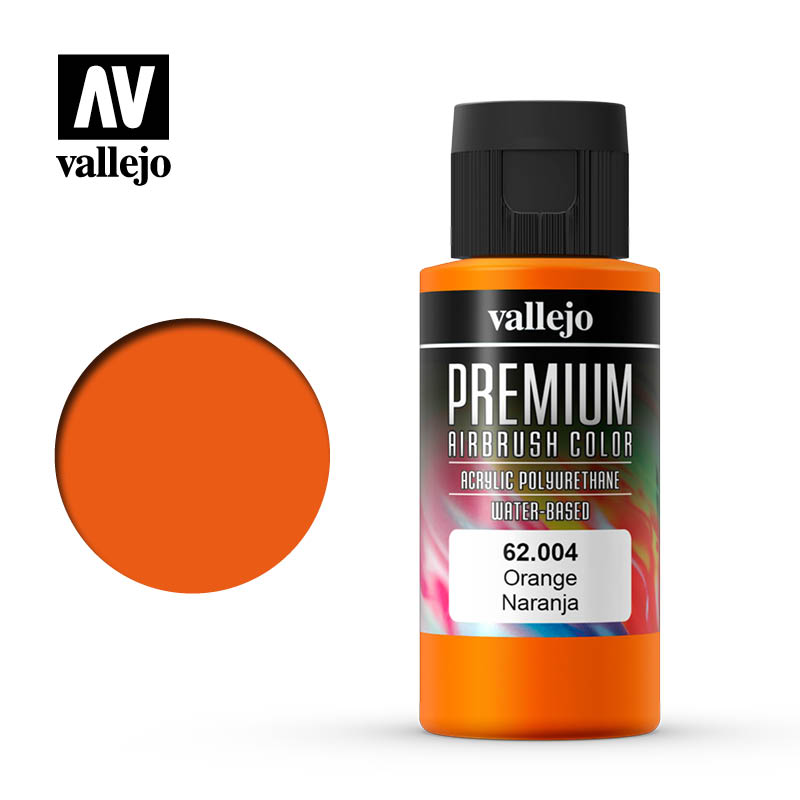 Vallejo Premium Colour Orange 60 ml Vallejo PAINT, BRUSHES & SUPPLIES