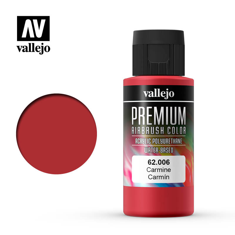 Vallejo Premium Colour Carmine 60 ml Vallejo PAINT, BRUSHES & SUPPLIES