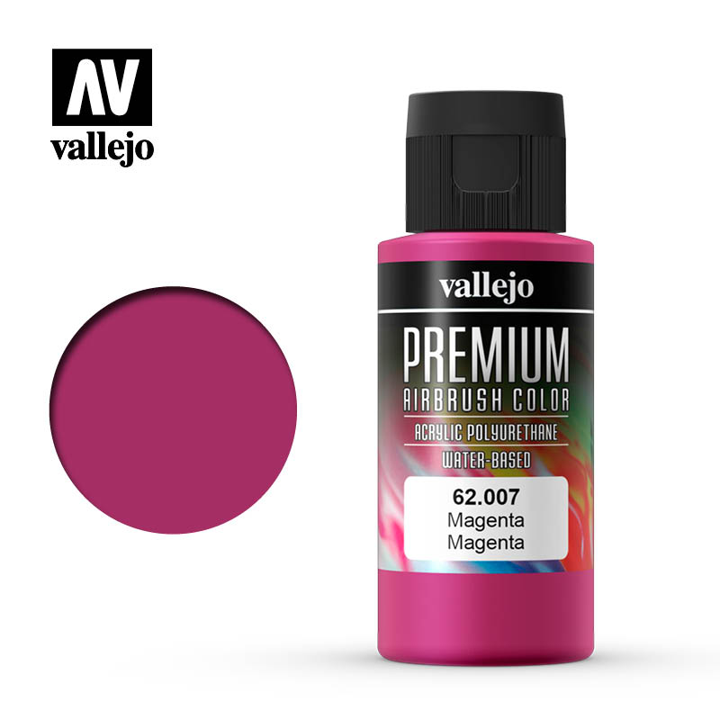 Vallejo Premium Colour Magenta 60 ml Vallejo PAINT, BRUSHES & SUPPLIES