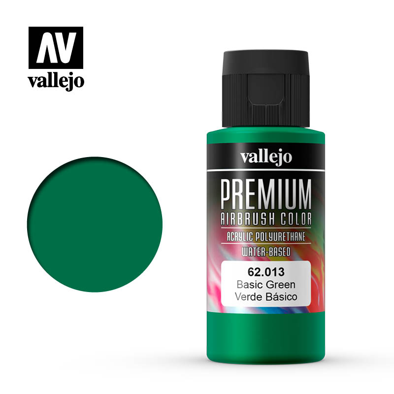 Vallejo Premium Colour Basic Green 60 ml Vallejo PAINT, BRUSHES & SUPPLIES